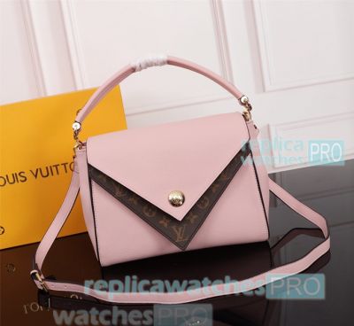 Knock off L---V Double V Grand Pink Handbag For Sale